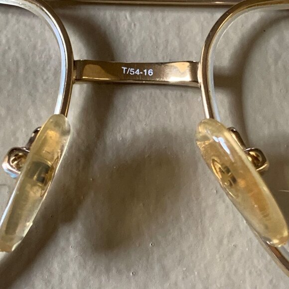 Silver Dollar TC756  Eyeglasses Frames Pure Titanium 54[]16 140mm Gold Tortoise - Picture 8 of 10